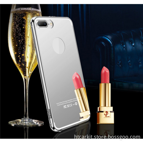 2016 11.11Hot new products free sample luxury electroplating mirror phone case for iphone 6 case sparkling